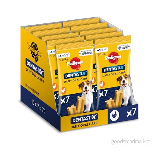 Pedigree Densex Pack for Daily Use Small Dogs Dental Cleaning (10 Packs 7UD) 5010394051323