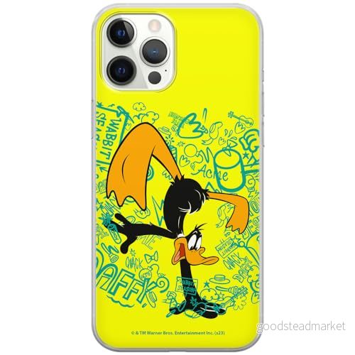 ERT GROUP mobiltelefonfodral för Iphone 12 PRO MAX originalt och officiellt licensierat Looney Tunes mönster Duffy 003 anpassad till formen på mobiltelefonen, fodral tillverkad av TPU plast 5905795131104