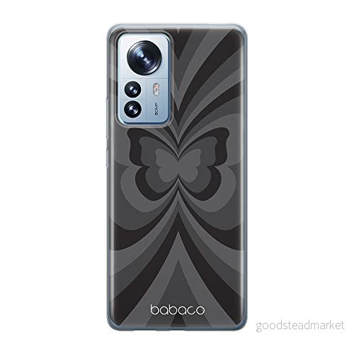 ERT GROUP mobiltelefonfodral för Xiaomi 12 / 12X originalt och officiellt licensierat Babaco mönster Butterflies 001 optimalt anpassad till formen på mobiltelefonen, fodral tillverkad av TPU plast 5905511488147