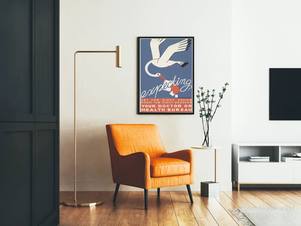 Vintageposter med hälsoråd från din läkare eller hälsokontor - Bild 2