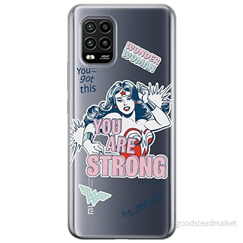 ERT GROUP mobiltelefonfodral för Xiaomi MI 10 LITE originalt och officiellt licensierat DC mönster Wonder Woman 025 optimalt anpassad till formen på mobiltelefonen, gedeeltelijk transparant 5903932933857