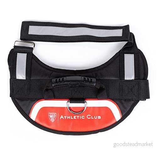 Athletic Club Bilbao Hund sele Vadderad, Andningsbar, Justerbar, Reflekterande för stor hund, Storlek L, 3 storlekar tillgängliga, Utrustningsfärger, officiell produkt (CyP Brands) 8426842085944 Athletic Club Bilbao Hund sele Vadderad, Andningsbar, Justerbar, Reflekterande för stor hund, Storlek L, 3 storlekar tillgängliga, Utrustningsfärger, officiell produkt (CyP Brands) 8426842085944
