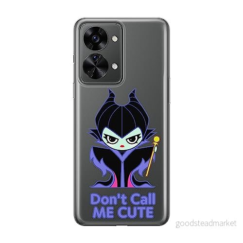 ERT GROUP mobiltelefonfodral för Oneplus NORD 2T 5G originalt och officiellt licensierat Disney mönster Maleficent 003 optimalt anpassad till formen på mobiltelefonen, gedeeltelijk transparant 5905511276942