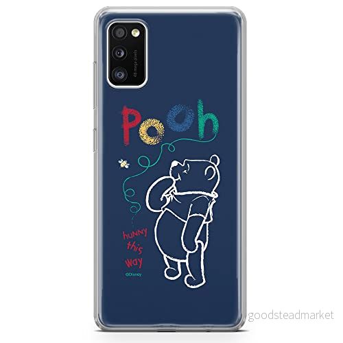 ERT GROUP mobiltelefonfodral för Samsung A41 originalt och officiellt licensierat Disney mönster Winnie the Pooh and friends 004 anpassad till formen på mobiltelefonen, fodral tillverkad av TPU plast 5903537509617