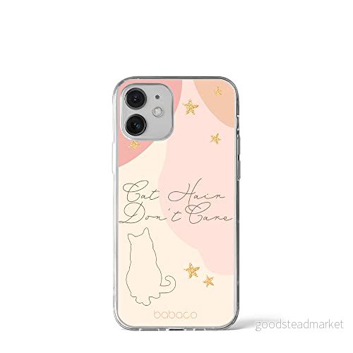 ERT GROUP mobiltelefonfodral för Iphone 12 Mini originalt och officiellt licensierat Babaco mönster Cats 007 optimalt anpassad till formen på mobiltelefonen, fodral tillverkad av TPU plast 5905131079466