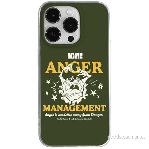 ERT GROUP mobiltelefonfodral för Iphone 14 PRO MAX originalt och officiellt licensierat Looney Tunes mönster Tasmanian 006 anpassad till formen på mobiltelefonen, fodral tillverkad av TPU plast 5905795135270
