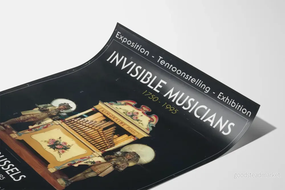 Väggdekorationsposter utställning Osynliga Musikanter 1750-1995 - Bild 3