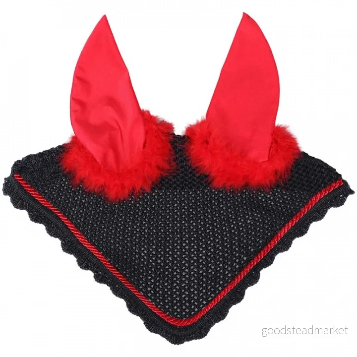 QHP Ear Net Halloween flyga slöja full storlek djävul 8718369217794