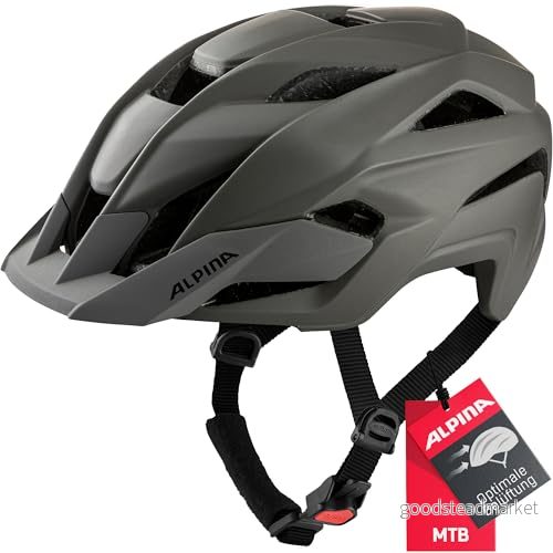 alpina Kamloop kaffegrå matt 2022 cykelhjälm, 51 55 cm 4003692309952