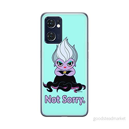 ERT GROUP mobiltelefonfodral för Oppo RENO 7 5G originalt och officiellt licensierat Disney mönster Ursula 004 optimalt anpassad till formen på mobiltelefonen, fodral tillverkad av TPU plast 5905511316891