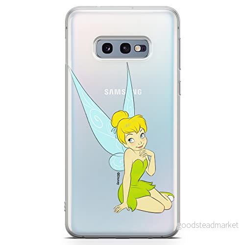 ERT GROUP mobiltelefonfodral för Samsung S10e originalt och officiellt licensierat Disney mönster Tinker Bell 005 optimalt anpassad till formen på mobiltelefonen, gedeeltelijk transparant 5905131132437