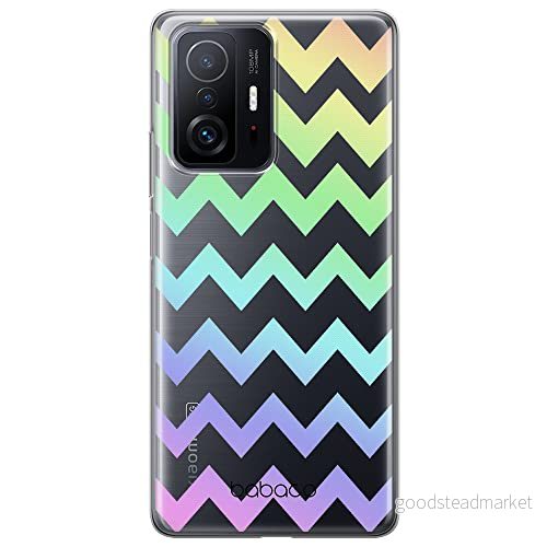 ERT GROUP mobiltelefonfodral för Xiaomi 11T 5G / PRO originalt och officiellt licensierat Babaco mönster Zygzak 001 optimalt anpassad till formen på mobiltelefonen, gedeeltelijk transparant 5904805390630