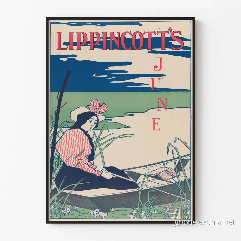 Lippincotts poster i juni vintage stil