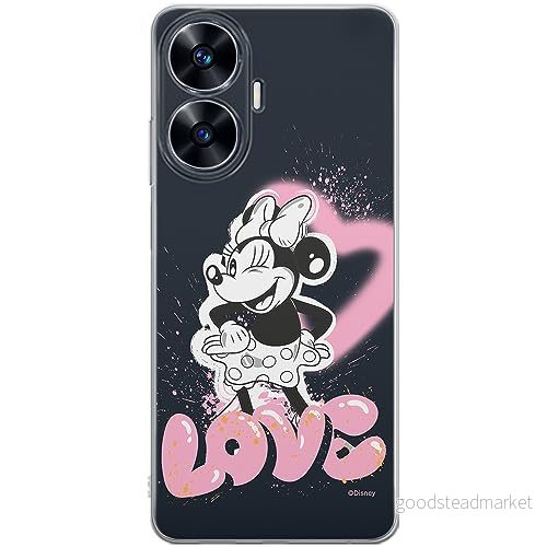 ERT GROUP mobiltelefonfodral för Realme C55 originalt och officiellt licensierat Disney mönster Minnie 079 optimalt anpassad till formen på mobiltelefonen, fodral tillverkad av TPU plast 5905795031596