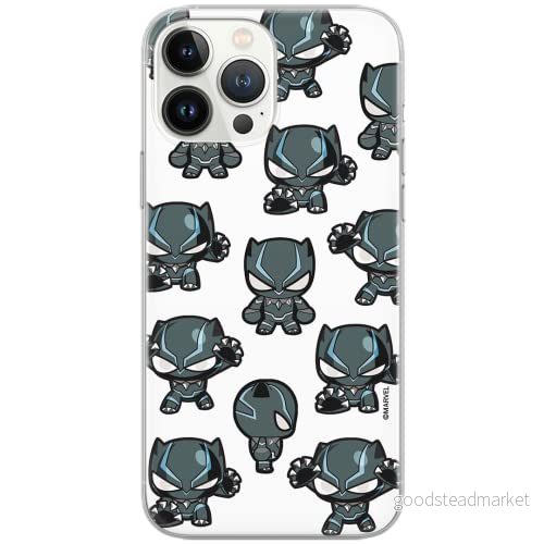 ERT GROUP mobiltelefonfodral för Samsung A51 originalt och officiellt licensierat Marvel mönster Black Panther 016 Vit optimalt anpassad till formen på mobiltelefonen, fodral tillverkad av TPU plast 5904805229091