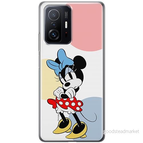 ERT GROUP mobiltelefonfodral för Xiaomi 11T 5G / PRO originalt och officiellt licensierat Disney mönster Minnie 078 anpassad till formen på mobiltelefonen, fodral tillverkad av TPU plast 5905795030445