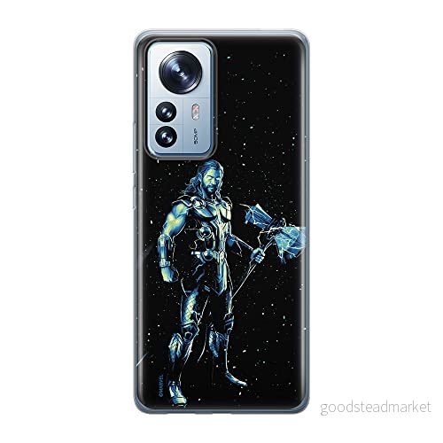 ERT GROUP mobiltelefonfodral för Xiaomi 12 PRO originalt och officiellt licensierat Marvel mönster Thor 004 optimalt anpassad till formen på mobiltelefonen, fodral tillverkad av TPU plast 5905511527969