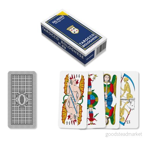 Dal Bolognese Tarot Cards. Traditionellt Tarotkort av hög kvalitet 8001097400225