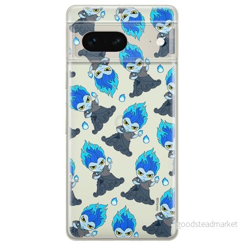 ERT GROUP mobiltelefonfodral för Google PIXEL 7 originalt och officiellt licensierat Disney mönster Hades 002 optimalt anpassad till formen på mobiltelefonen, gedeeltelijk transparant 5905795150778