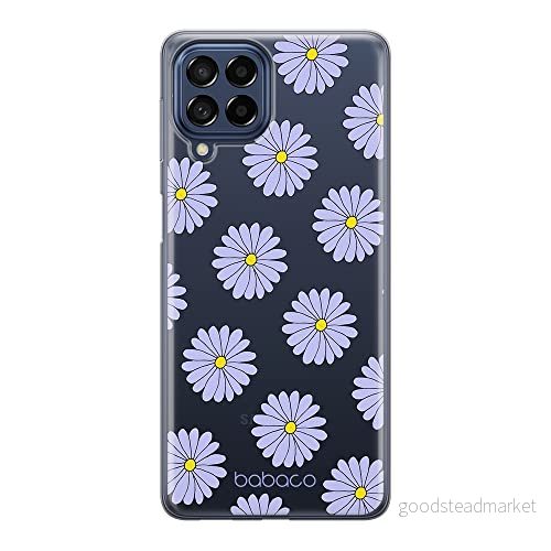 ERT GROUP mobiltelefonfodral för Samsung M33 5G originalt och officiellt licensierat Babaco mönster Flowers 021 optimalt anpassad till formen på mobiltelefonen, gedeeltelijk transparant 5905511350956