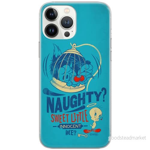 ERT GROUP mobiltelefonfodral för Xiaomi REDMI 10 originalt och officiellt licensierat Looney Tunes mönster Sylvester & Tweety 001, fodral tillverkad av TPU plast 5904805013386