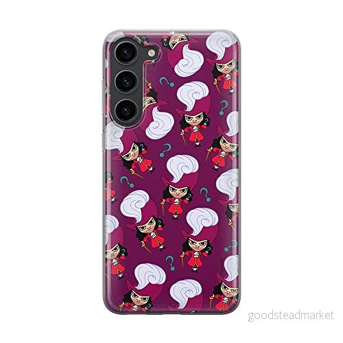 ERT GROUP mobiltelefonfodral för Samsung S23 originalt och officiellt licensierat Disney mönster James Hook 002 optimalt anpassad till formen på mobiltelefonen, fodral tillverkad av TPU plast 5905511428365
