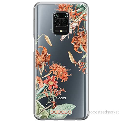 ERT GROUP mobiltelefonfodral för Xiaomi REDMI NOTE 9 PRO/ 9S originalt och officiellt licensierat Babaco mönster Flowers 057 optimalt anpassad till formen på mobiltelefonen, gedeeltelijk transparant 5905131364166