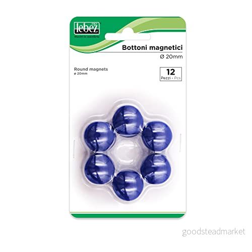 12 MAGNETISKA Knappar DIAM 20MM MR20 LEBEZ 8007509002230