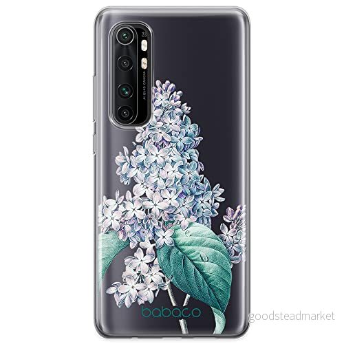 ERT GROUP mobiltelefonfodral för Xiaomi MI NOTE 10 Lite originalt och officiellt licensierat Babaco mönster Flowers 024 optimalt anpassad till formen på mobiltelefonen, gedeeltelijk transparant 5905131250544
