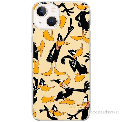 ERT GROUP mobiltelefonfodral för Iphone 13 originalt och officiellt licensierat Looney Tunes mönster Duffy 002 optimalt anpassad till formen på mobiltelefonen, fodral tillverkad av TPU plast 5905511661762