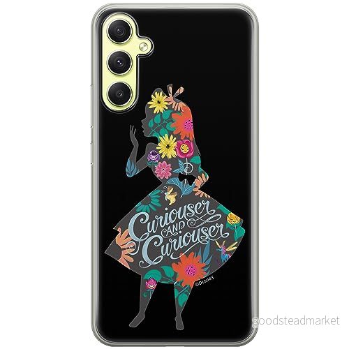 ERT GROUP mobiltelefonfodral för Samsung A34 5G originalt och officiellt licensierat Disney mönster Alice 002 optimalt anpassad till formen på mobiltelefonen, fodral tillverkad av TPU plast 5905511773014