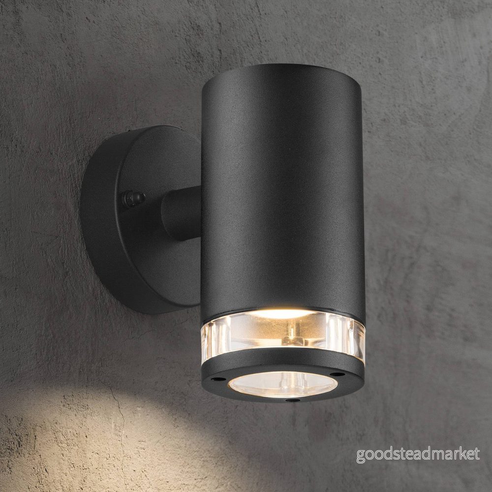 Nordlux Utomhusvägglampa Birk, 1 lampa svart 5701581383388 Nordlux Utomhusvägglampa Birk, 1 lampa svart 5701581383388