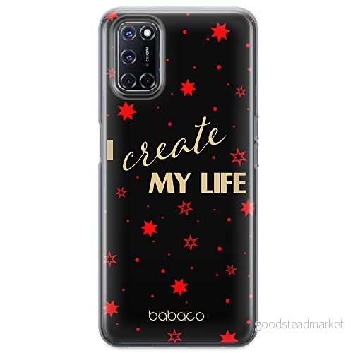 ERT GROUP mobiltelefonfodral för Oppo A92/ A72/ A52 originalt och officiellt licensierat Babaco mönster Positive vibes 006 anpassad till formen på mobiltelefonen, fodral tillverkad av TPU plast 5903932967500