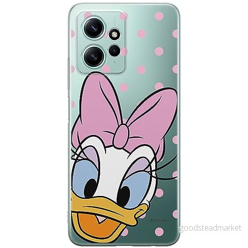 ERT GROUP mobiltelefonfodral för Xiaomi REDMI NOTE 12 4G originalt och officiellt licensierat Disney mönster Daisy 004 optimalt anpassad till formen på mobiltelefonen, gedeeltelijk transparant 5905511935917
