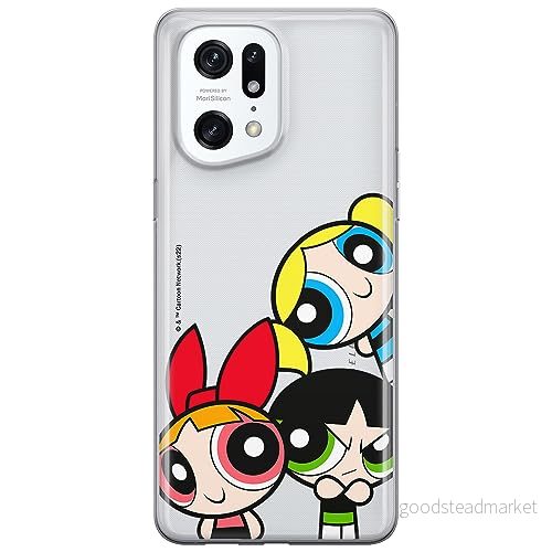 ERT GROUP mobiltelefonfodral för Oppo FIND X5 PRO originalt och officiellt licensierat The Powerpuff Girls mönster 015, gedeeltelijk transparant 5905511964054