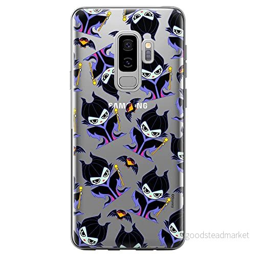 ERT GROUP mobiltelefonfodral för Samsung S9 PLUS originalt och officiellt licensierat Disney mönster Maleficent 004 optimalt anpassad till formen på mobiltelefonen, gedeeltelijk transparant 5905131484130