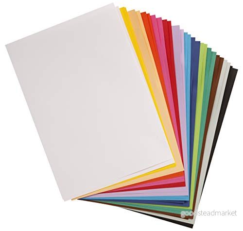 Clairefontaine 975598C Maya Paper Pack 28 ark slät ritning papper levande sortiment A2 42 x 59,4 cm 185 g perfekt för teckning och kreativa aktiviteter 3329689755986