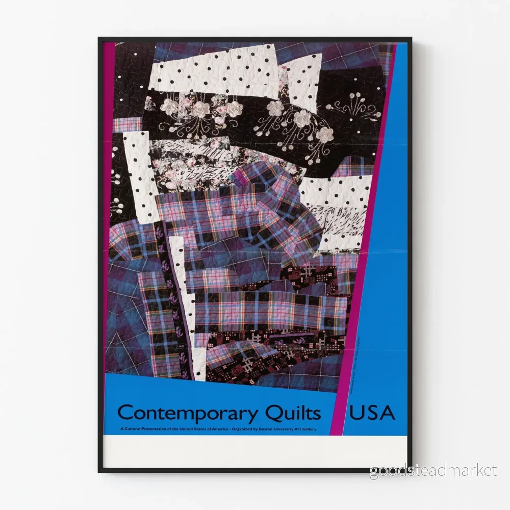Modernt dekorativt poster Quilt USA