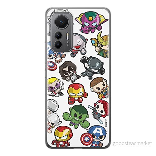 ERT GROUP mobiltelefonfodral för Xiaomi 12 LITE originalt och officiellt licensierat Marvel mönster Avengers 024 optimalt anpassad till formen på mobiltelefonen, fodral tillverkad av TPU plast 5905511505431