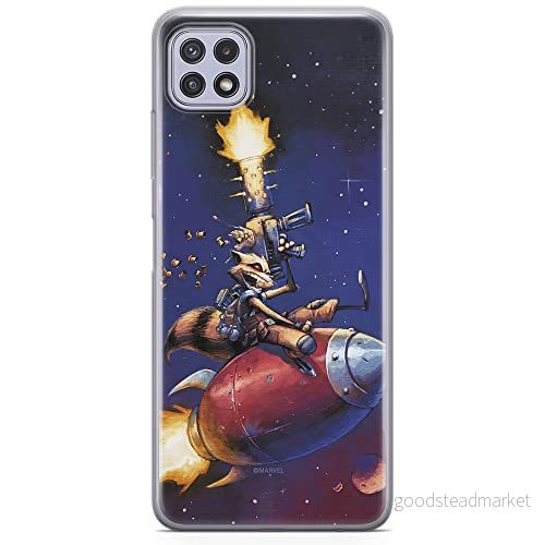 ERT GROUP mobiltelefonfodral för Samsung A22 5G originalt och officiellt licensierat Marvel mönster Rocket 007 optimalt anpassad till formen på mobiltelefonen, fodral tillverkad av TPU plast 5903932804485