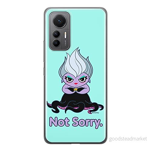 ERT GROUP mobiltelefonfodral för Xiaomi 12 LITE originalt och officiellt licensierat Disney mönster Ursula 004 optimalt anpassad till formen på mobiltelefonen, fodral tillverkad av TPU plast 5905511511043
