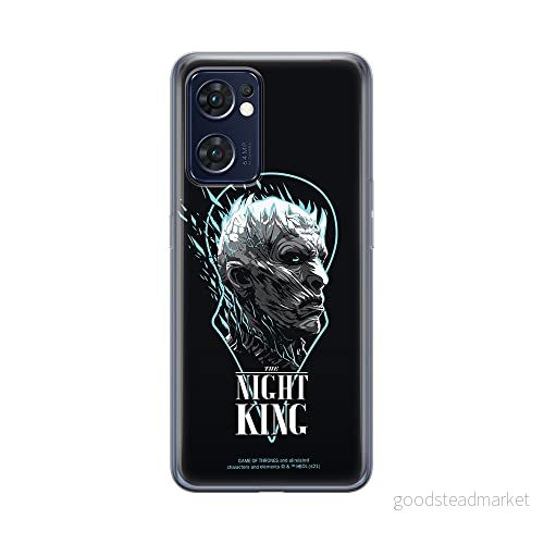 ERT GROUP mobiltelefonfodral för Oppo RENO 7 5G originalt och officiellt licensierat Game of Thrones mönster 001 optimalt anpassad till formen på mobiltelefonen, fodral tillverkad av TPU plast 5905511310707