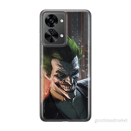 ERT GROUP mobiltelefonfodral för Oneplus NORD 2T 5G originalt och officiellt licensierat DC mönster Joker 004 optimalt anpassad till formen på mobiltelefonen, fodral tillverkad av TPU plast 5905511279134
