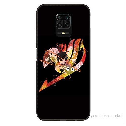 Cokitec fodral för Xiaomi Redmi Note 9S/9 Pro Manga Fairy Tail logo svart 3614849971468