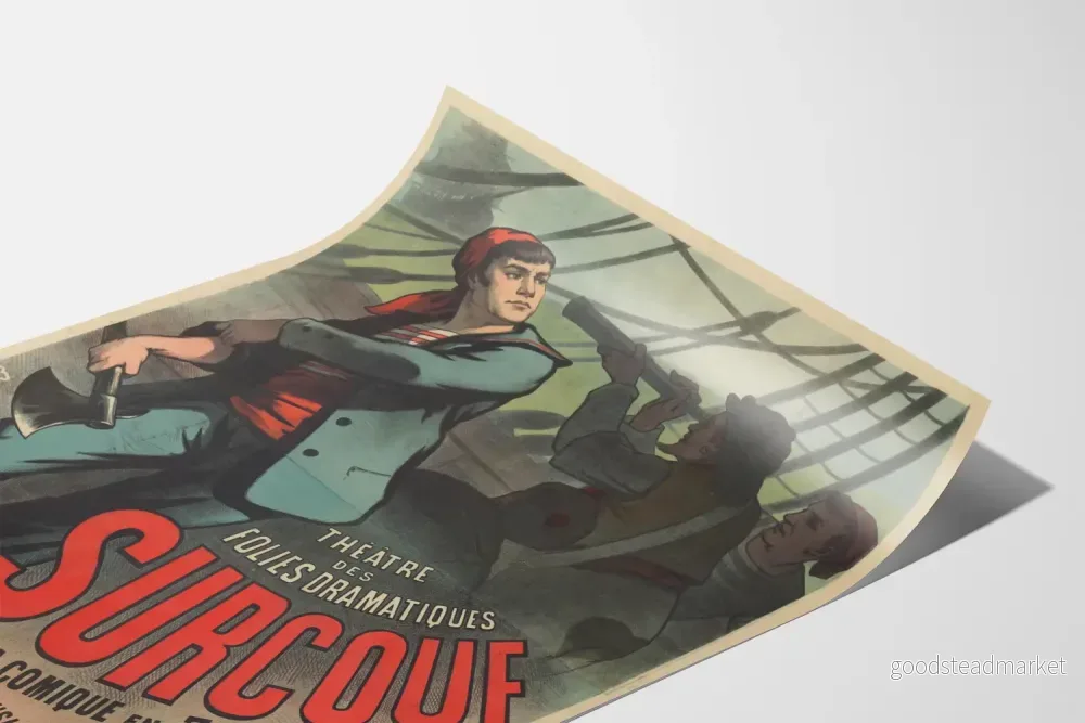 Vintageposter Surcouf - Operettekomik i 3 akter - Bild 3