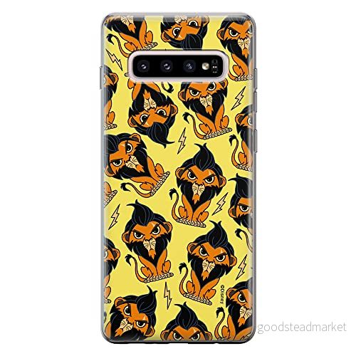 ERT GROUP mobiltelefonfodral för Samsung S10 PLUS originalt och officiellt licensierat Disney mönster Scar 002 optimalt anpassad till formen på mobiltelefonen, fodral tillverkad av TPU plast 5905131444615