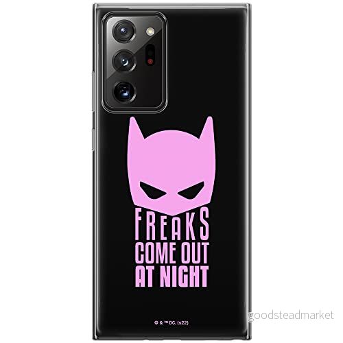 ERT GROUP mobiltelefonfodral för Samsung GALAXY NOTE 20 ULTRA originalt och officiellt licensierat DC mönster Batman 052 optimalt anpassad till formen på mobiltelefonen, fodral tillverkad av TPU plast 5905131545770