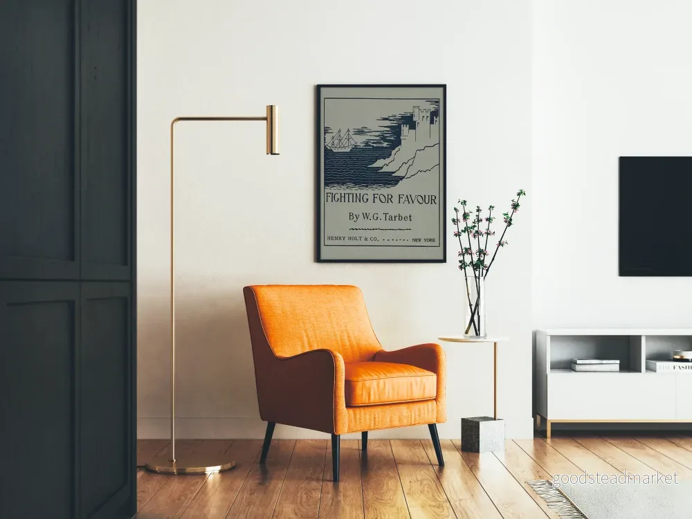 Vintage poster Fighting For Favour - Maritim och slottets inredning - Bild 2