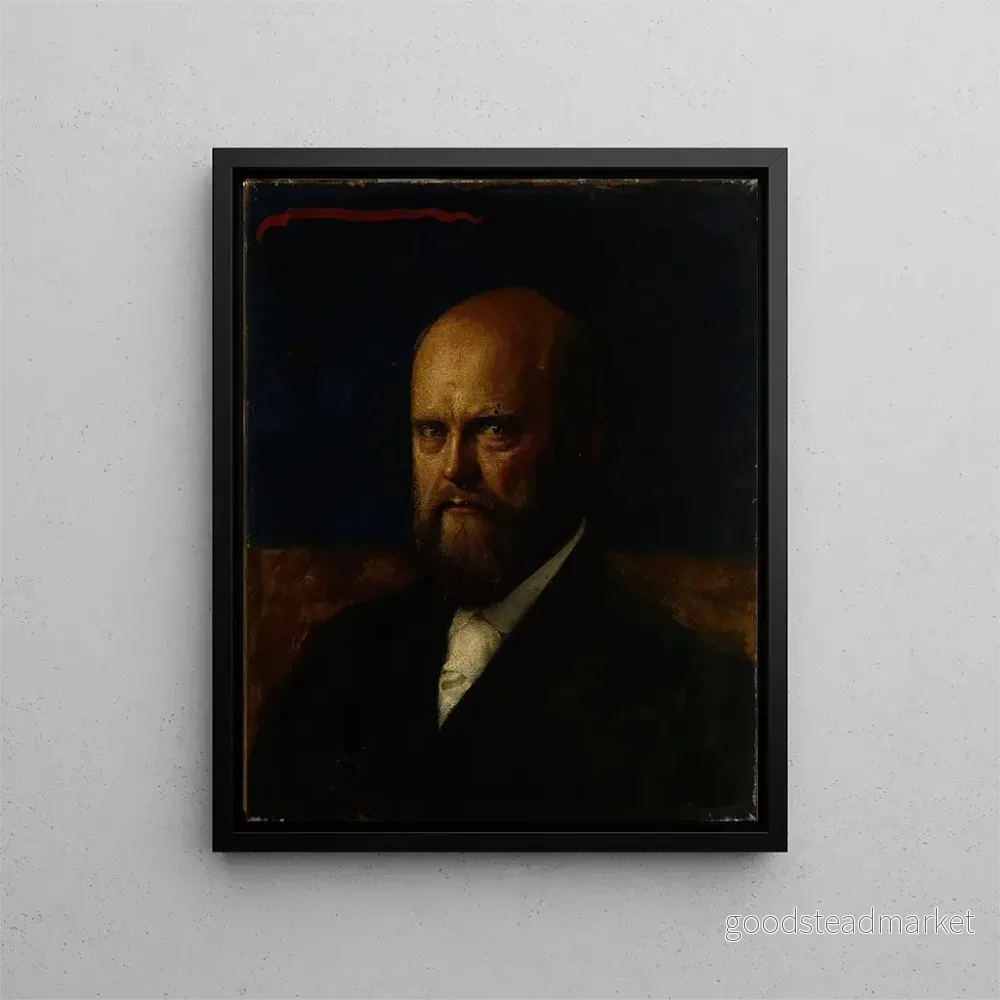 Målning Portrait av professorn E. R. Neovius - Akseli Gallen-Kallela | Konsttryck