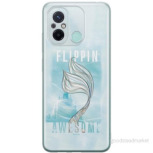 ERT GROUP mobiltelefonfodral för Xiaomi REDMI 12C/ 11A originalt och officiellt licensierat Disney mönster Ariel 006 anpassad till formen på mobiltelefonen, fodral tillverkad av TPU plast 5905511856519
